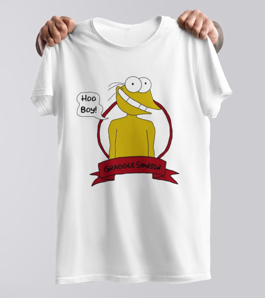 Hoo Boy Graggle Simpson Cartoon T-Shirt