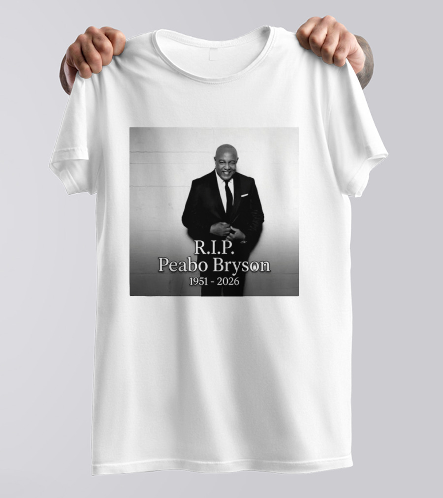 R.I.P. Peabo Bryson 1951 2026 R&B Legend Of Beauty And The Beast A Whole New World T-Shirt
