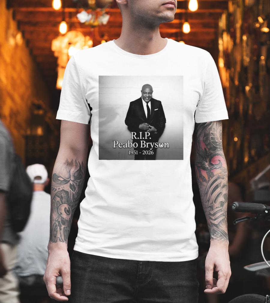 R.I.P. Peabo Bryson 1951 2026 R&B Legend Of Beauty And The Beast A Whole New World T-Shirt
