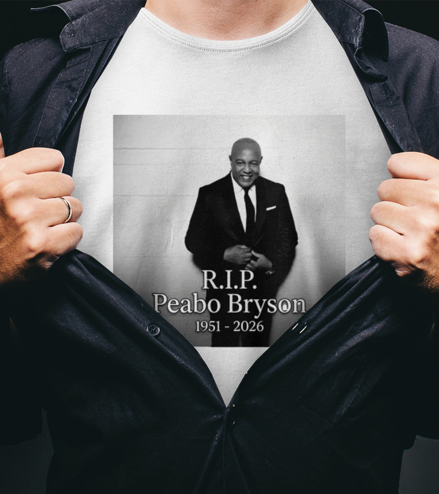 R.I.P. Peabo Bryson 1951 2026 R&B Legend Of Beauty And The Beast A Whole New World T-Shirt