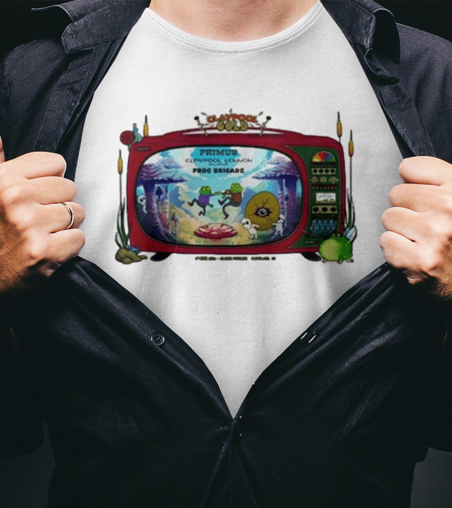 Primus Claypool Lennon Delirium Frog Brigade Cleveland June 2 2026 T-Shirt