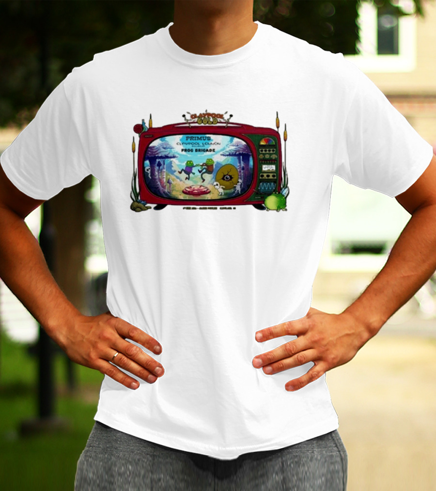 Primus Claypool Lennon Delirium Frog Brigade Cleveland June 2 2026 T-Shirt