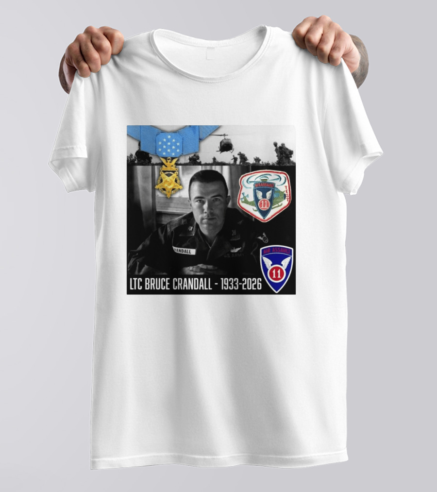 LTC Bruce Crandall Medal Of Honor Air Assault 1933 2026 T-Shirt