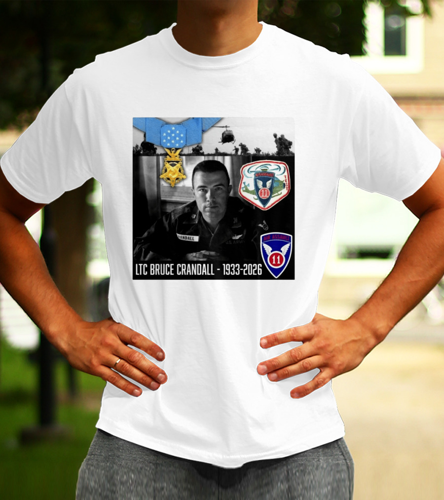 LTC Bruce Crandall Medal Of Honor Air Assault 1933 2026 T-Shirt