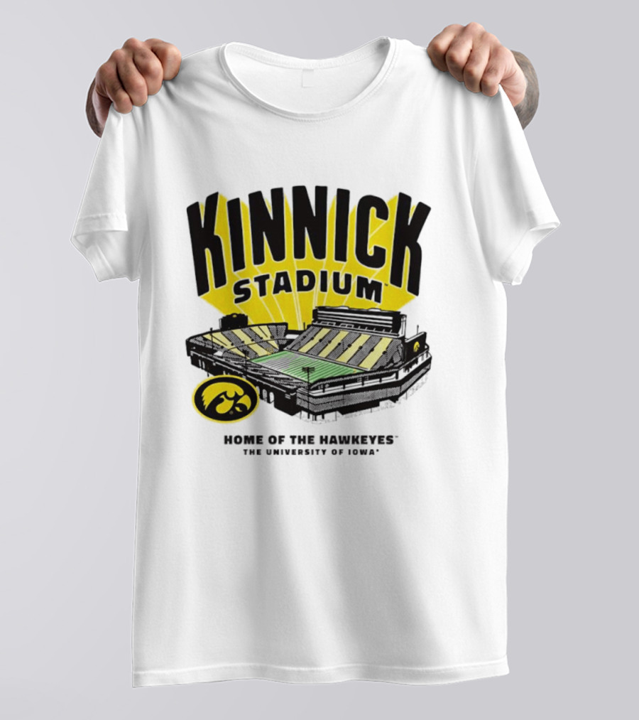 Kinnick Stadium Home Of The Hawkeyes University Of Iowa Football T-Shirt