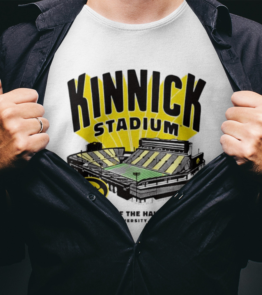 Kinnick Stadium Home Of The Hawkeyes University Of Iowa Football T-Shirt