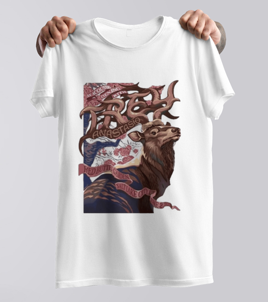 Trey Anastasio Acoustic Evening Red Butte Garden Salt Lake City UT June 02 2026 T-Shirt