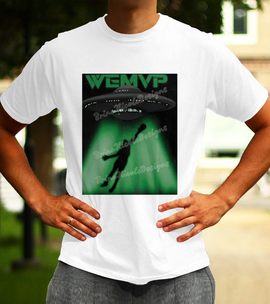 WEMVP Wemby Alien UFO San Antonio Spurs Basketball NBA 2026 T-Shirt