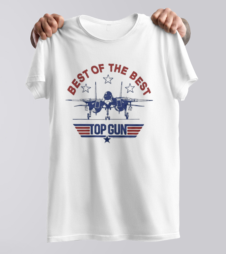 Best Of The Best Jet Fighter Top Gun F 14 Stars T-Shirt