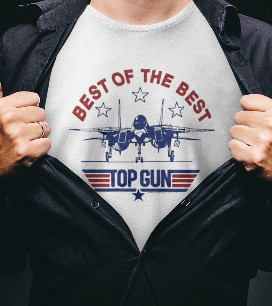 Best Of The Best Jet Fighter Top Gun F 14 Stars T-Shirt