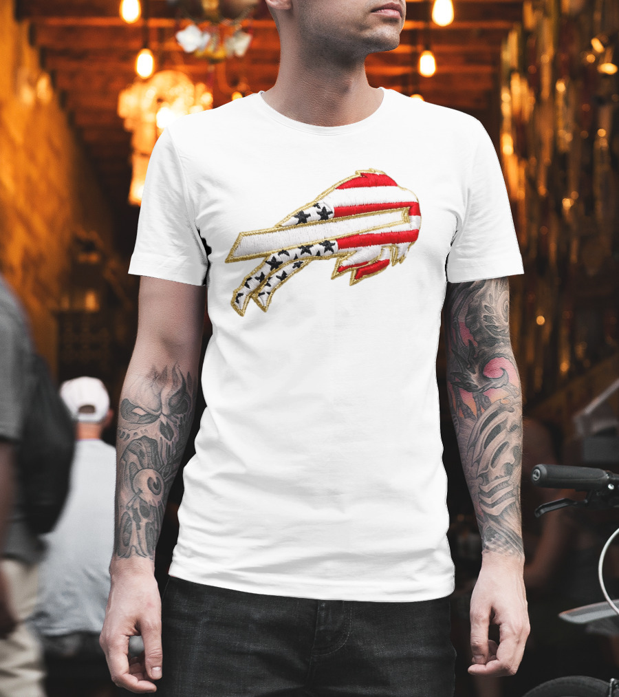 Bills America 250th Anniversary Stars And Stripes T-Shirt