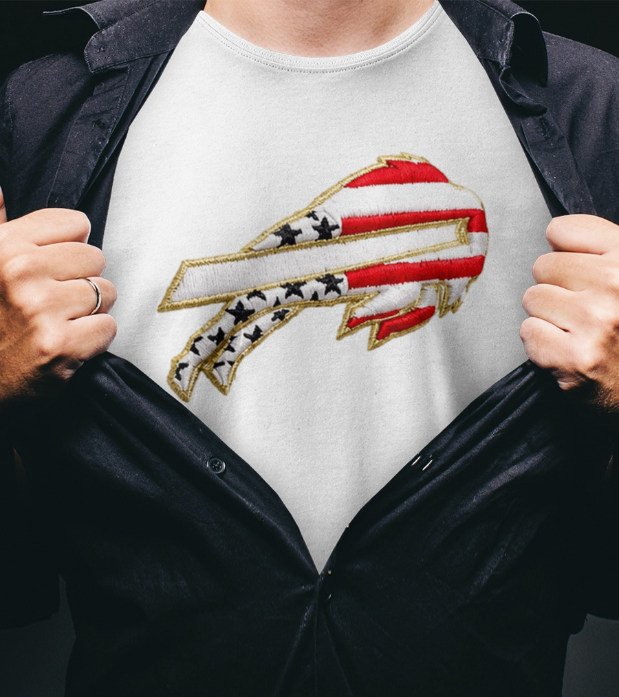 Bills America 250th Anniversary Stars And Stripes T-Shirt