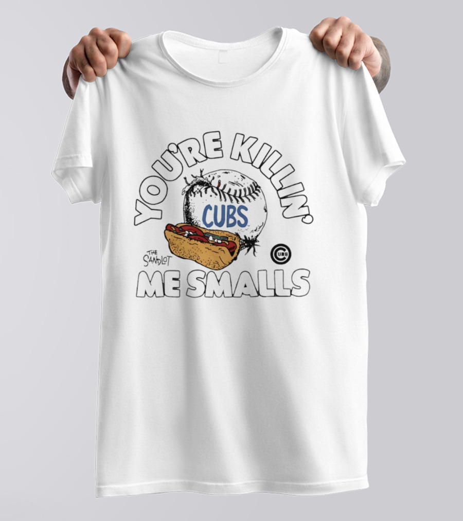Chicago Cubs The Sandlot You're Killin' Me Smalls Baseball Hot Dog T-Shirt
