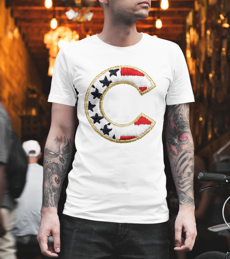 Chicago Cubs America 250th Anniversary Stars And Stripes T-Shirt