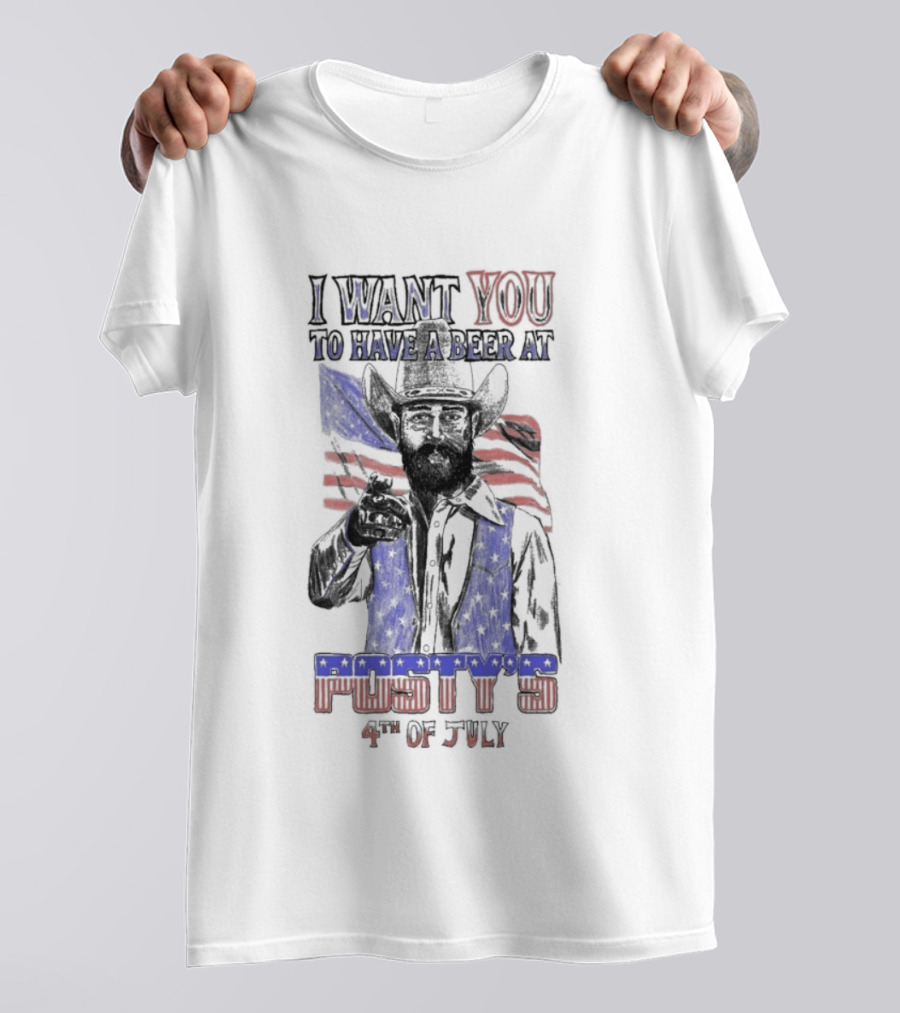 I Want You To Have A Beer At Posty's July 4th 2026 250 Years Of America T-Shirt