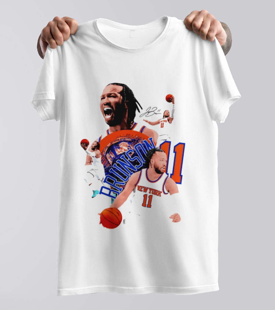 Jalen Brunson New York Knicks 11 Basketball Star T-Shirt
