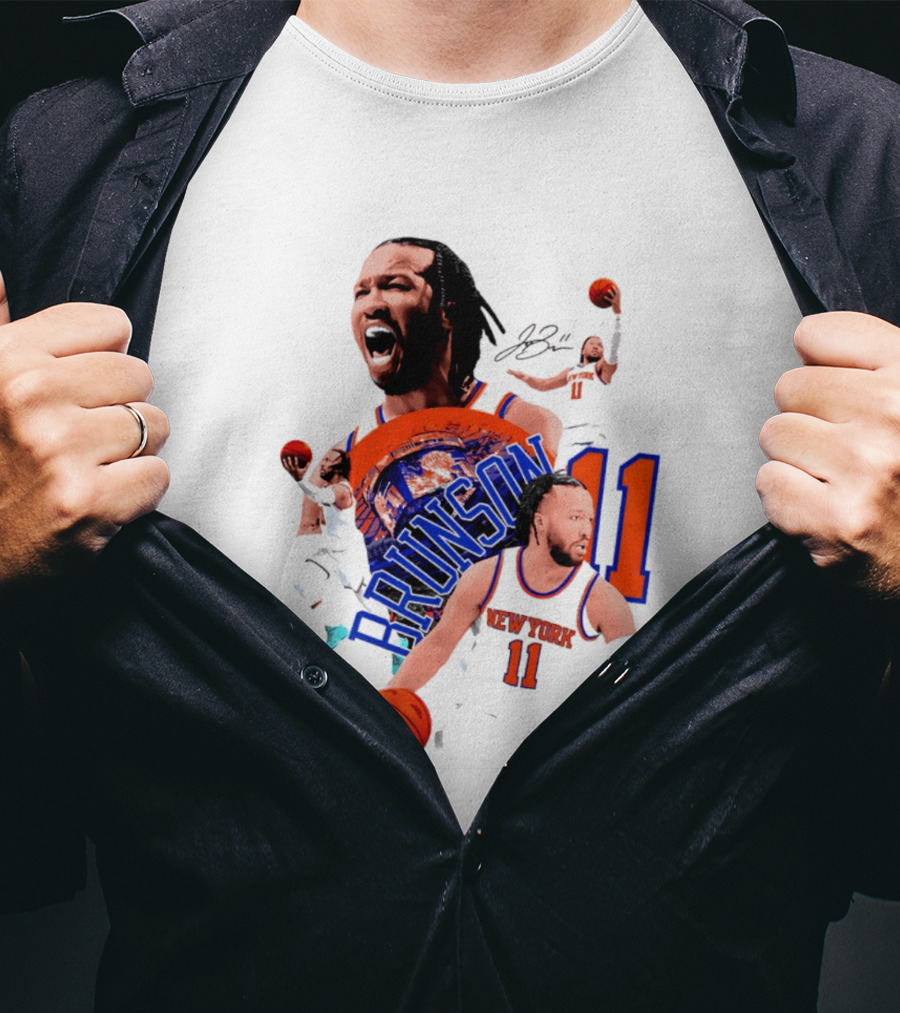 Jalen Brunson New York Knicks 11 Basketball Star T-Shirt
