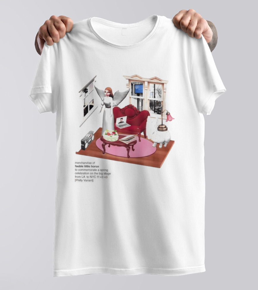 Feeble Little Horse Merchandise Spring Celebration Big Stage Collage T-Shirt