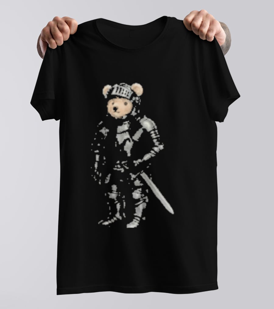 8Thwndr Armored Bear Knight With Sword T-Shirt