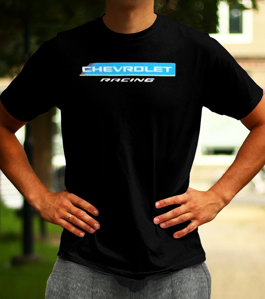 Chevrolet Racing Blue And White T-Shirt