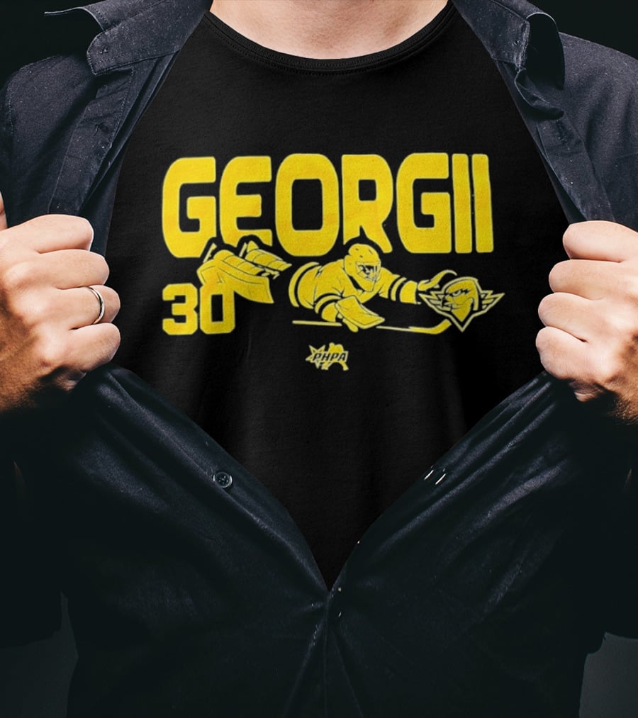 Georgii Romanov 30 Springfield Thunderbirds Hockey Player T-Shirt