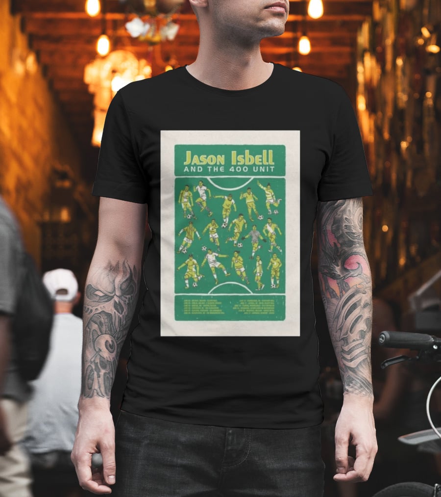 Jason Isbell And The 400 Unit Soccer UKEU Tour 2026 Dates T-Shirt