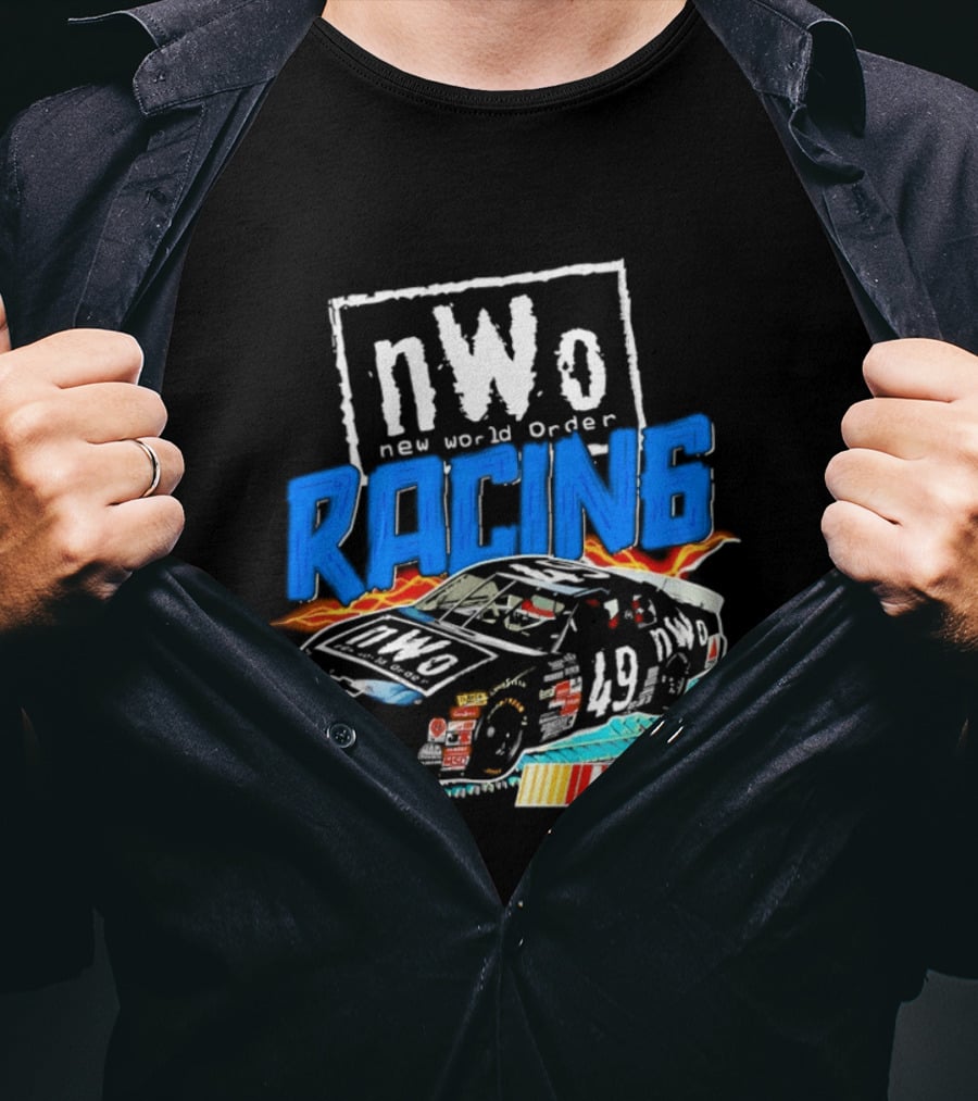 WCW NASCAR NWo Racing Kyle Petty 49 Chevrolet Monte Carlo T-Shirt