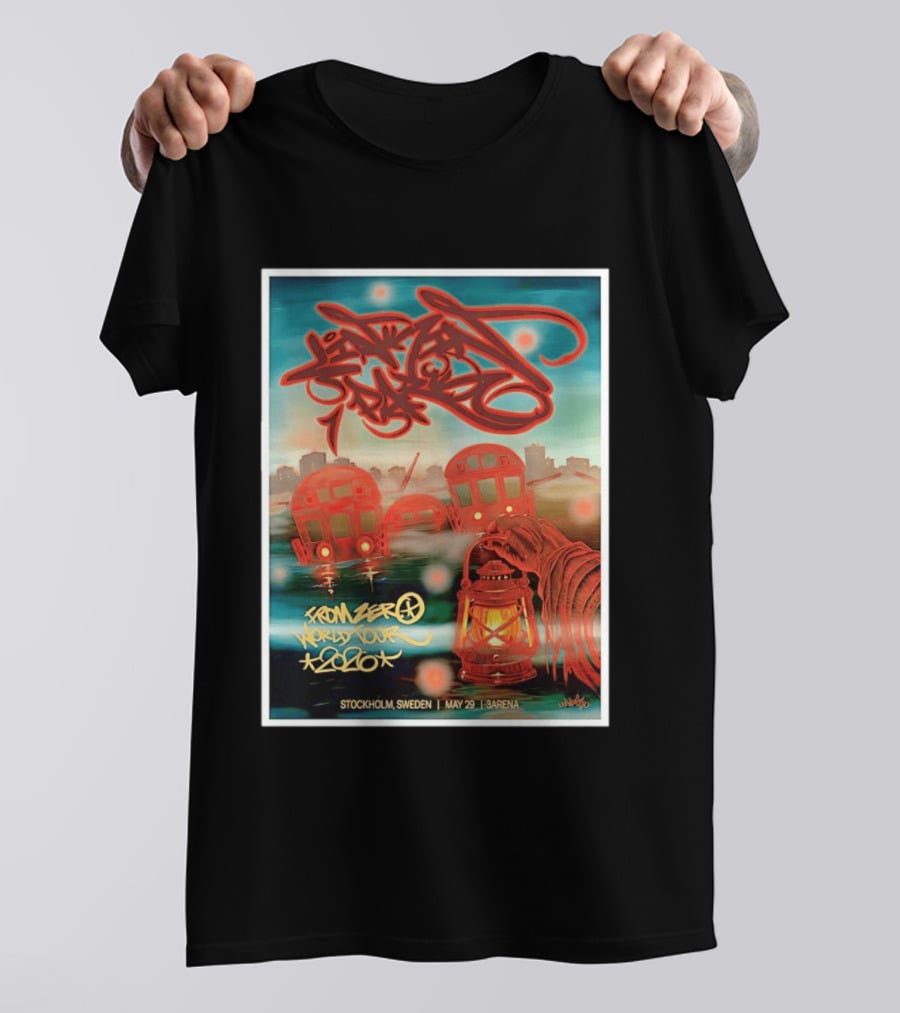 Linkin Park From Zero World Tour 2026 Stockholm Sweden May 29 3Arena T-Shirt