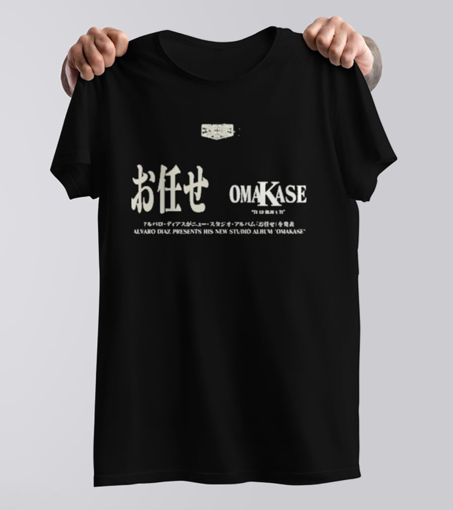 Alvaro Diaz Presents New Album Omakase Te Lo Dejo A Ti Studio Release Collaboration T-Shirt