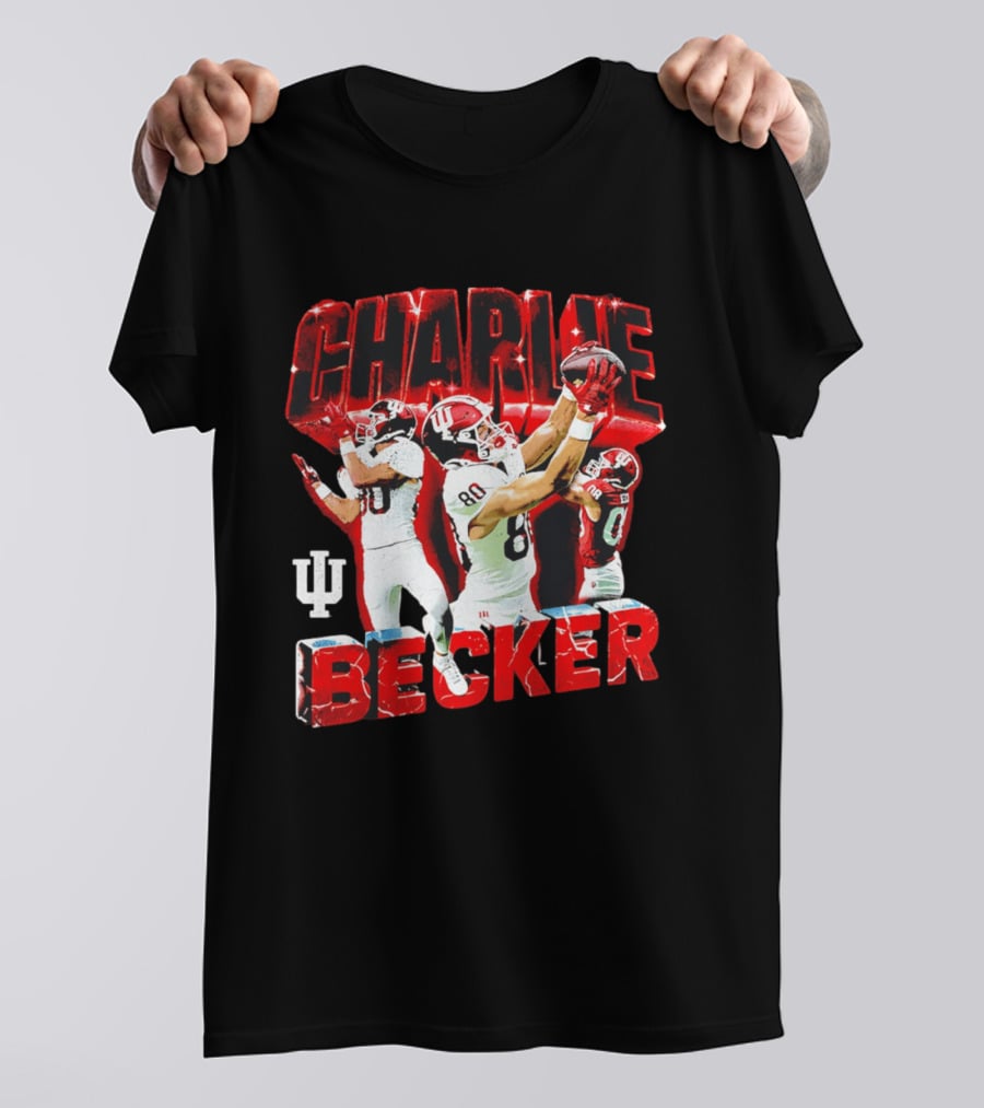 Charlie Becker Indiana Hoosiers Football 90s IU T-Shirt
