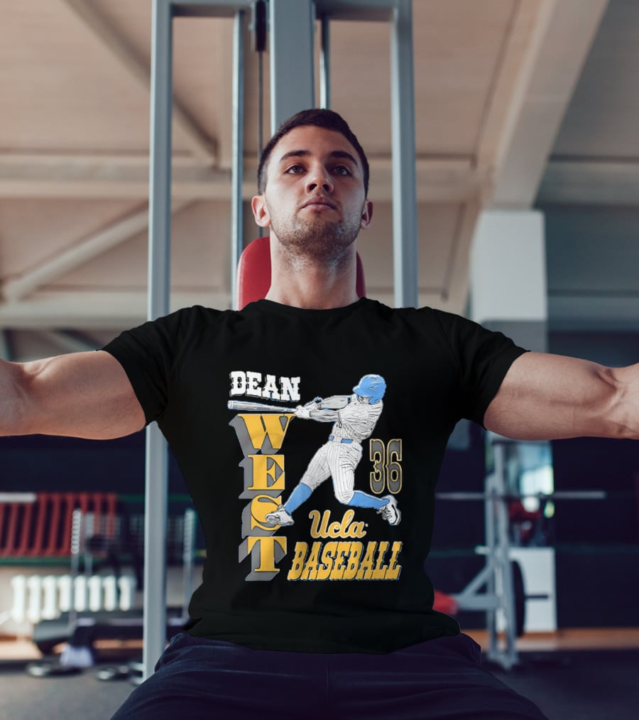 Dean West UCLA Baseball 36 NCAA T-Shirt