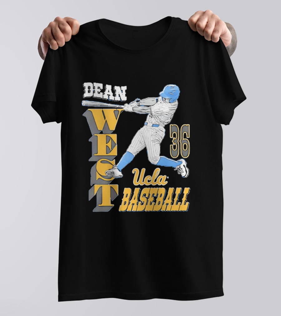 Dean West UCLA Baseball 36 NCAA T-Shirt
