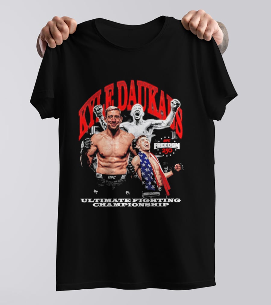 Kyle Daukaus UFC Ultimate Fighting Championship Freedom 250 T-Shirt