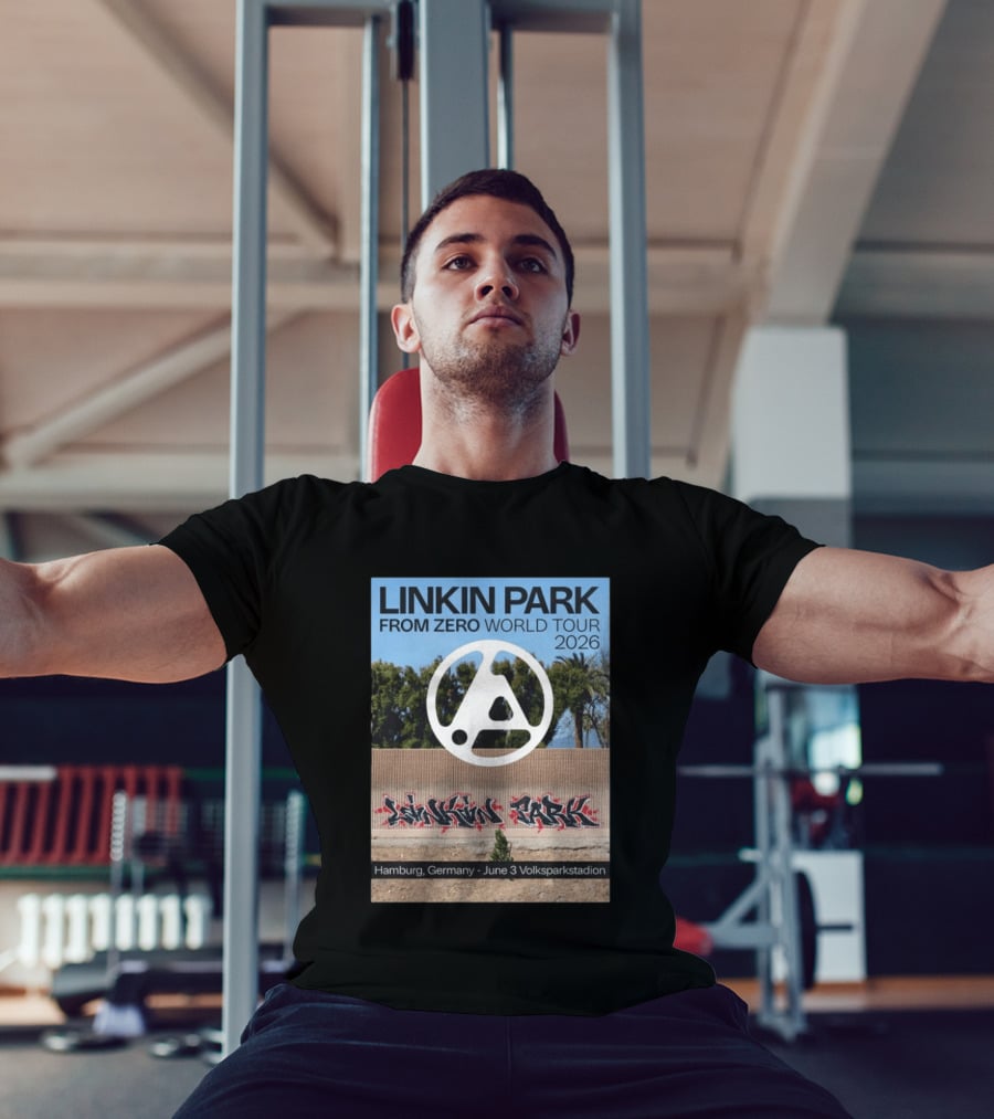 Linkin Park From Zero World Tour 2026 Hamburg Germany June 3 Volksparkstadion T-Shirt