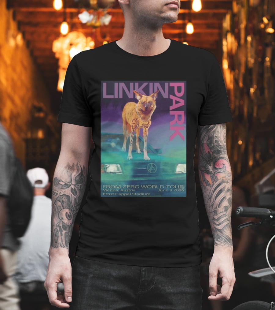 Linkin Park From Zero World Tour 2026 Vienna Austria June 9 Ernst Happel Stadium T-Shirt