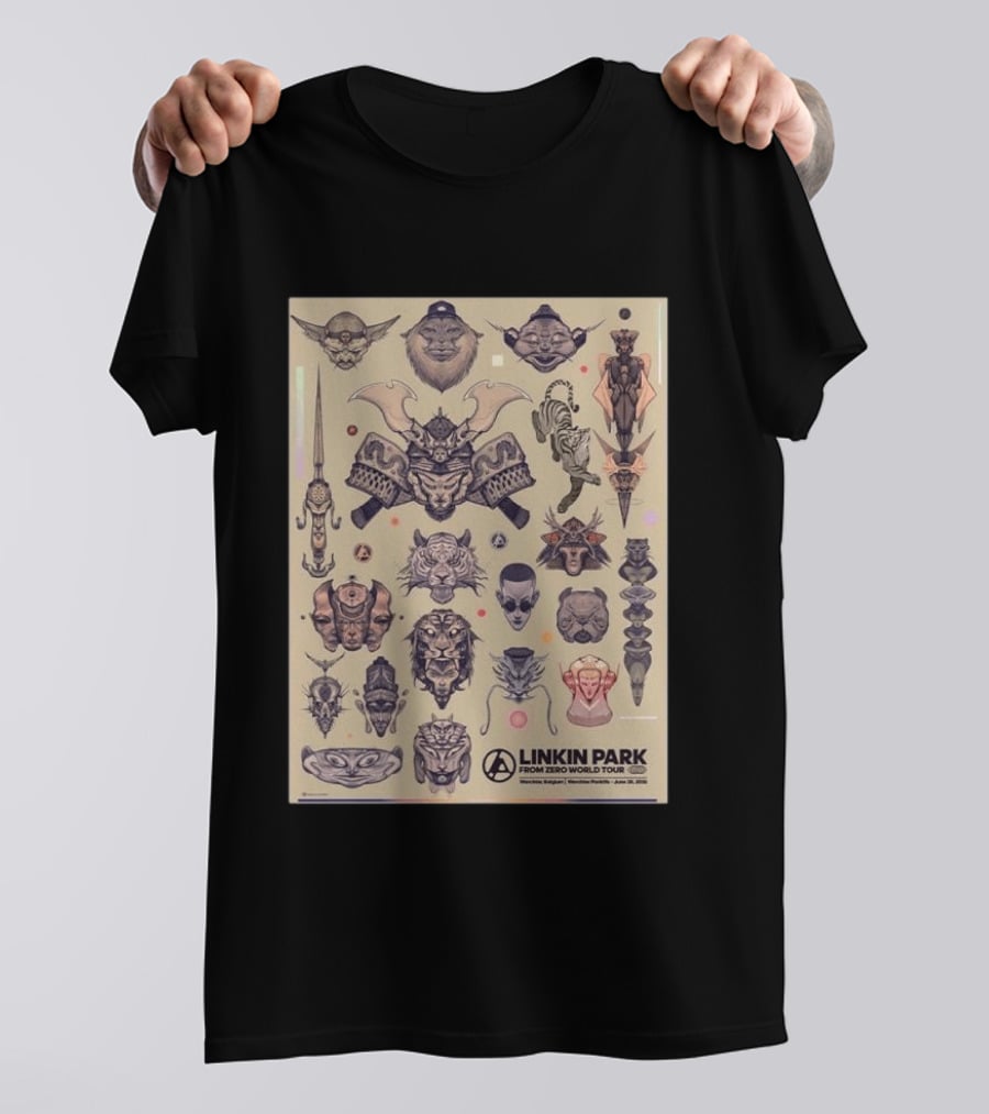 Linkin Park From Zero 2026 World Tour June 28 Werchter Parklife Belgium By Jose Mertz T-Shirt