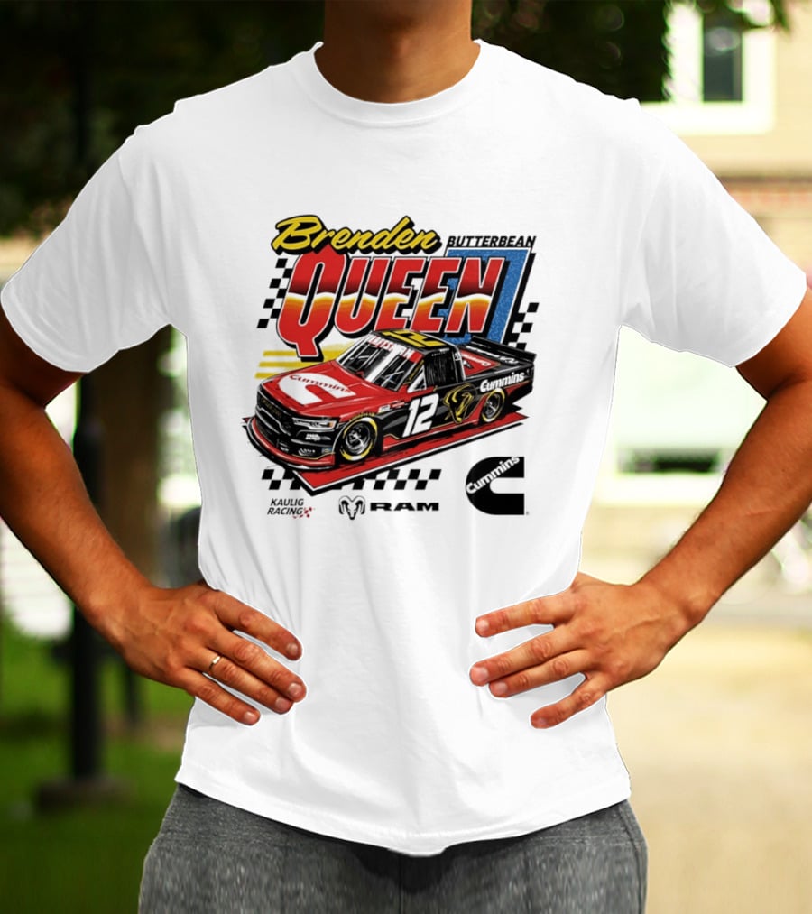 Brenden Queen Butterbean Kaulig Racing Craftsman Cummins Truck 12 RAM T-Shirt