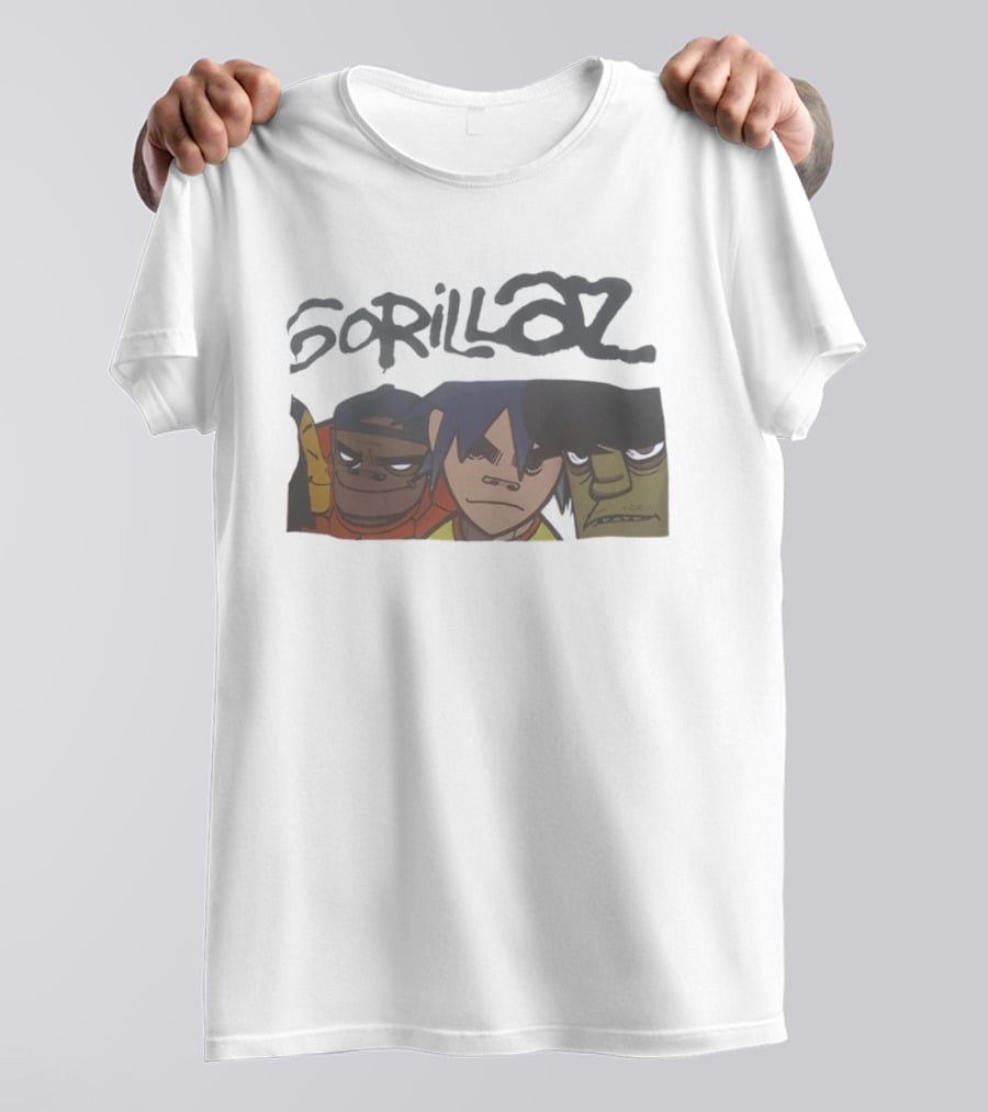 Gorillaz Band Members 2D Russel Hobbs Noodle Murdoc Niccals T-Shirt