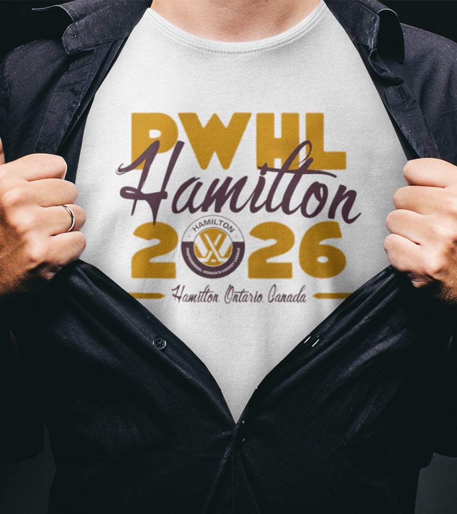 PWHL Hamilton Ontario Canada 2026 T-Shirt