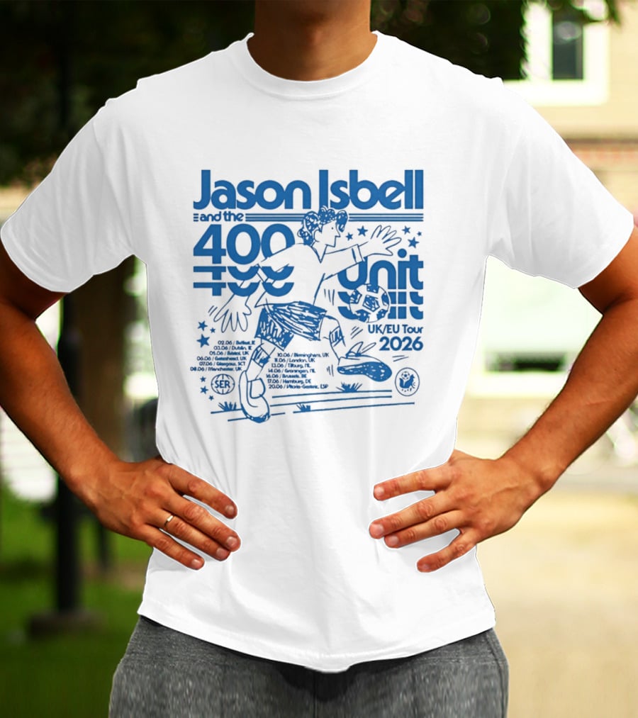 Jason Isbell 400 Unit Live June 2026 Southeastern Records UK EU Tour T-Shirt