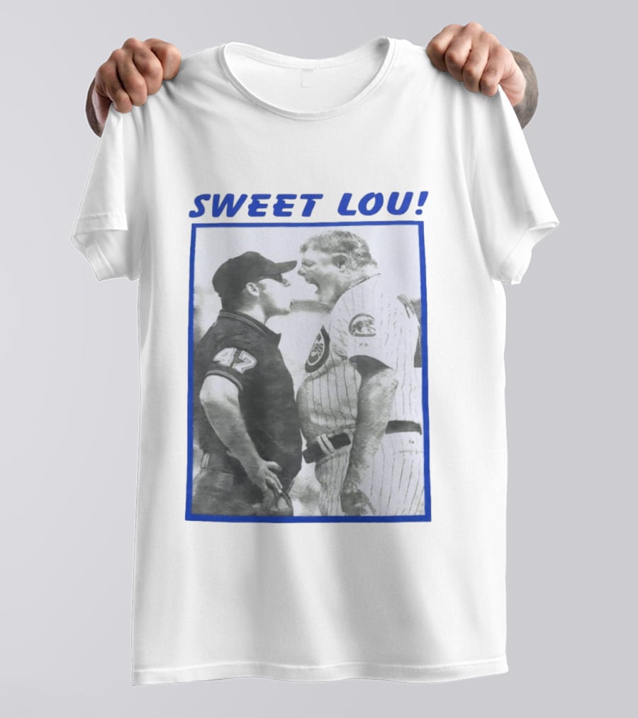 Sweet Lou Piniella Chicago Cubs MLB Umpire Confrontation T-Shirt