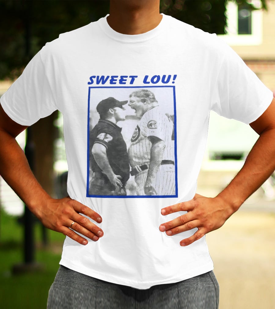 Sweet Lou Piniella Chicago Cubs MLB Umpire Confrontation T-Shirt