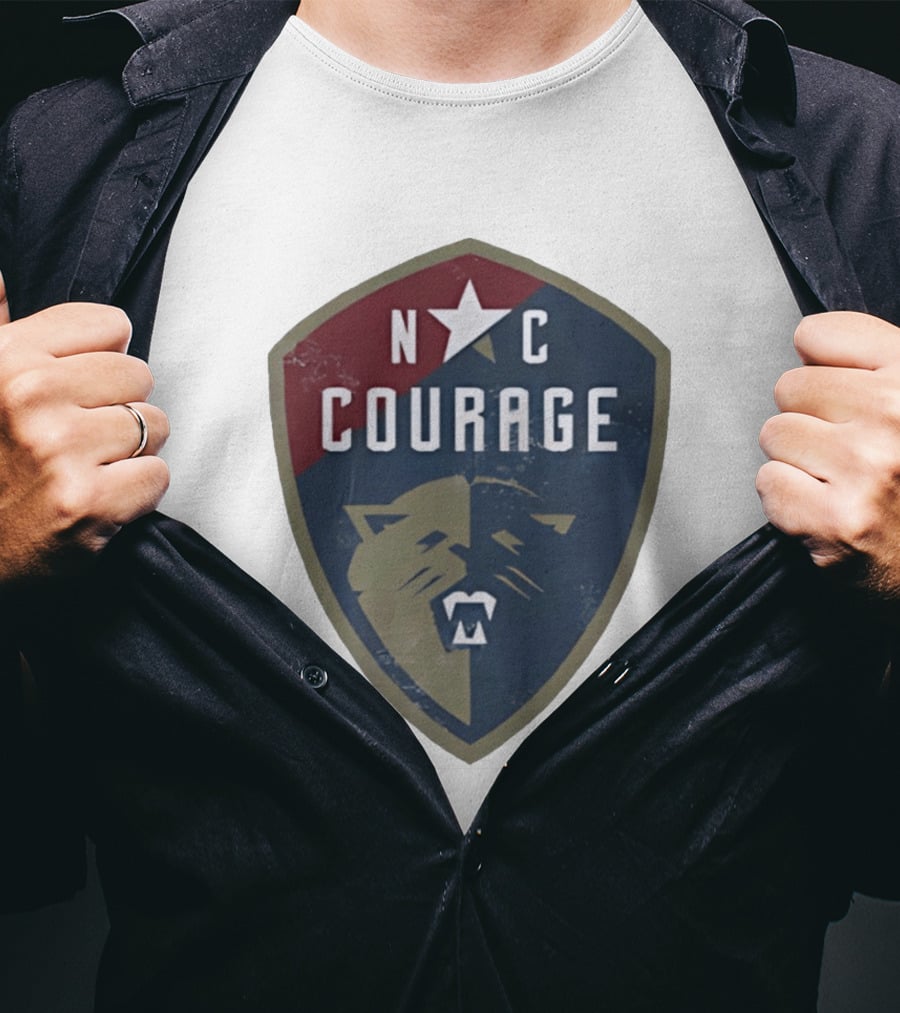 North Carolina Courage Star Shield NC Courage T-Shirt