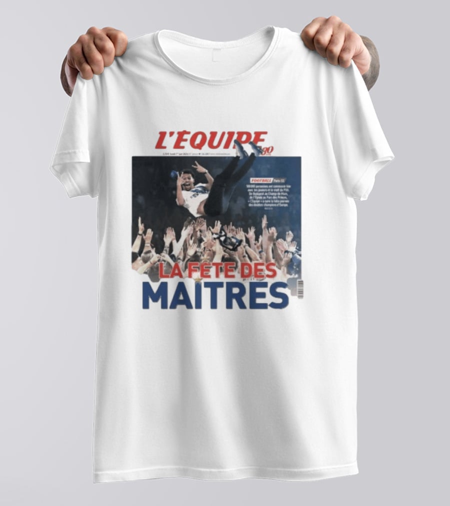 L'Equipe La Fête Des Maitres Football Joyful Celebration T-Shirt