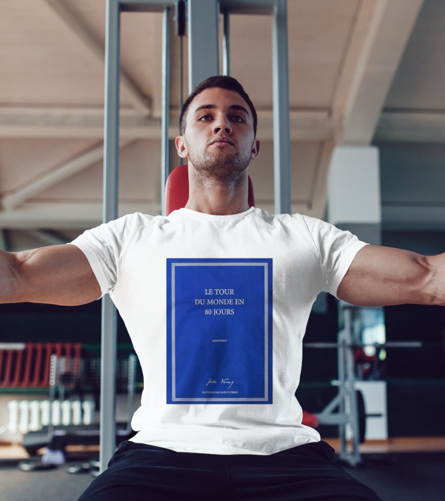 Le Tour Du Monde En 80 Jours Manuscrit Jules Verne Éditions Des Saints Pères T-Shirt