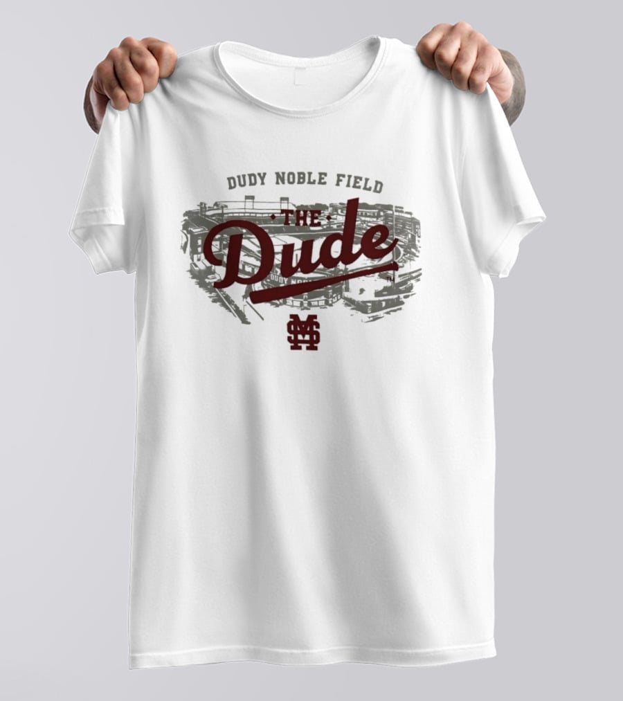 Mississippi State Bulldogs The Dude Dudy Noble Field MS T-Shirt