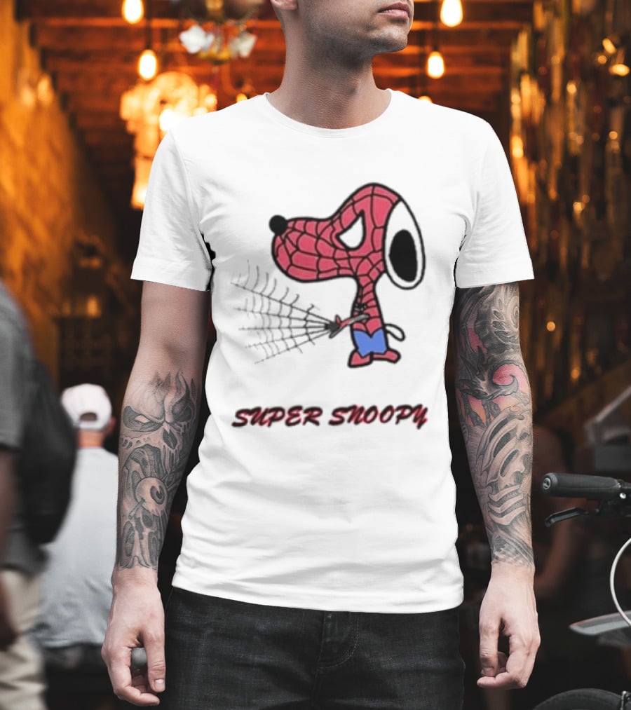 Super Snoopy Spider Adventure T-Shirt