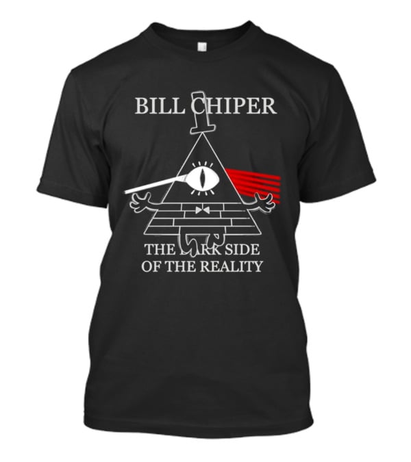 Bill Cipher The Dark Side Of The Reality Pyramid Eye Pink Floyd Mashup T-Shirt