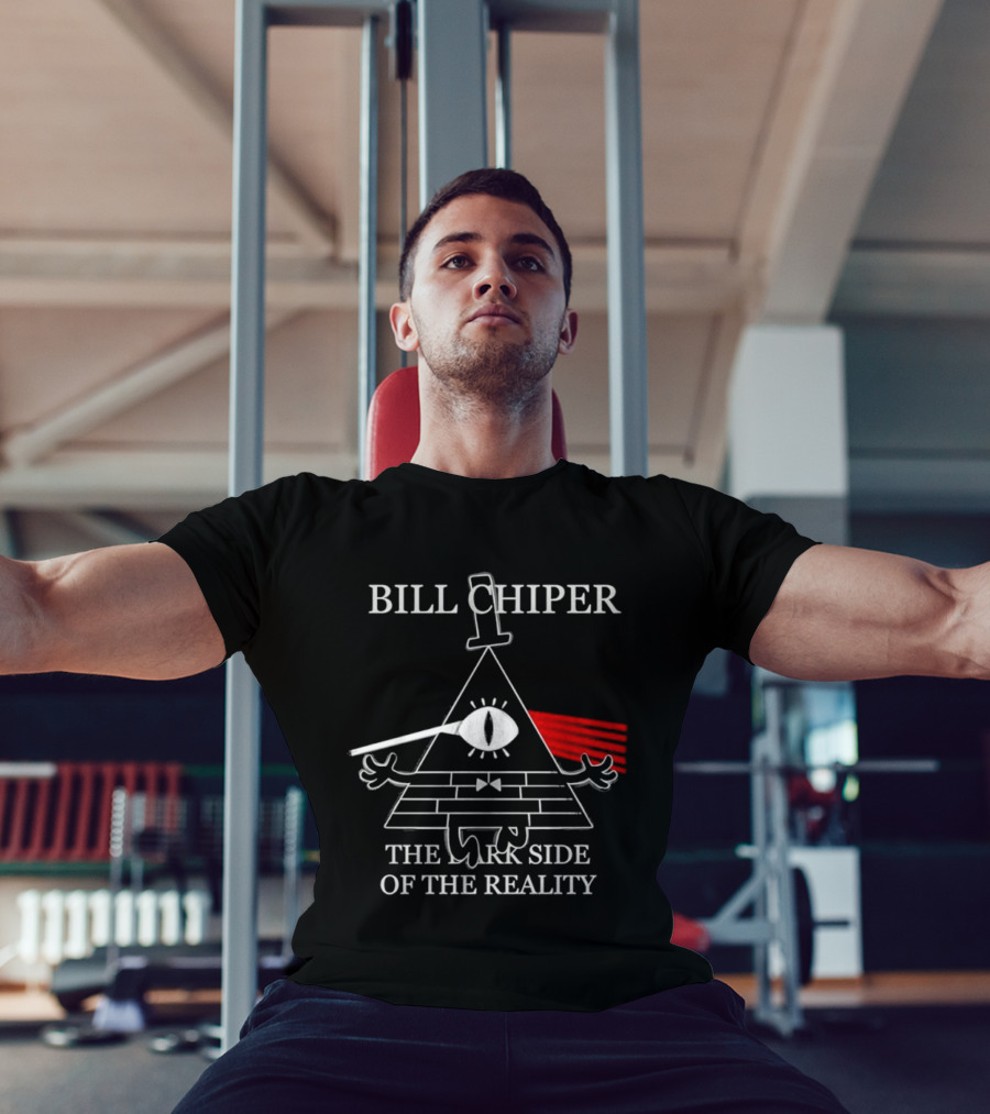 Bill Cipher The Dark Side Of The Reality Pyramid Eye Pink Floyd Mashup T-Shirt