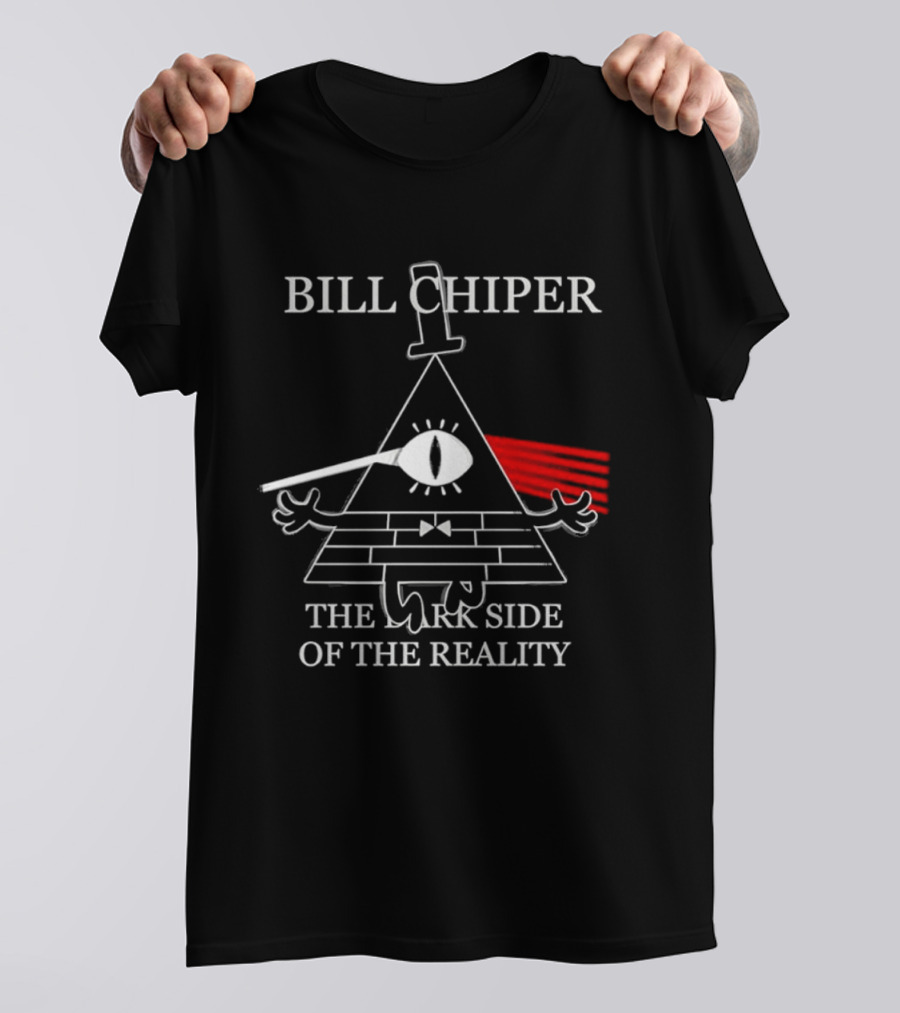 Bill Cipher The Dark Side Of The Reality Pyramid Eye Pink Floyd Mashup T-Shirt